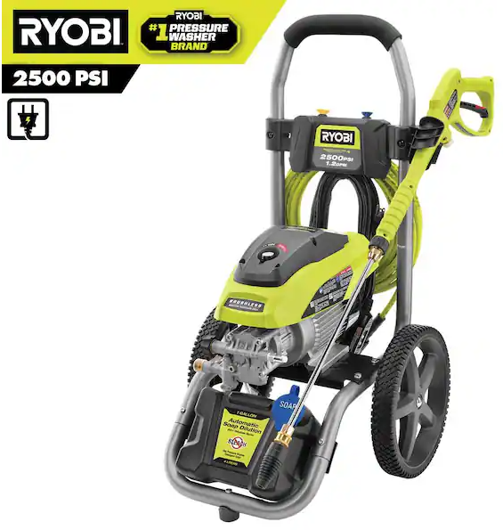 RYOBI 2500 PSI 1.2 GPM High Performance Cold Water Electric Pressure Washer