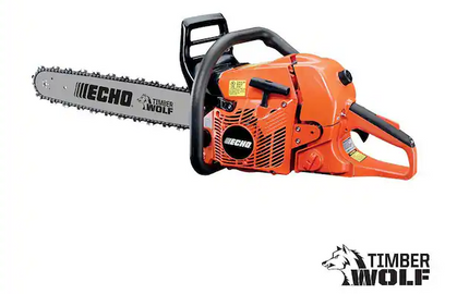 ECHO 20 in. 59.8 cc Gas 2-Stroke Rear Handle Timber Wolf Chainsaw