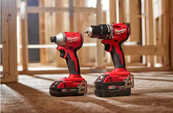 Milwaukee Cordless Hammer Drill/Impact Driver Combo Kit (2-Tool)