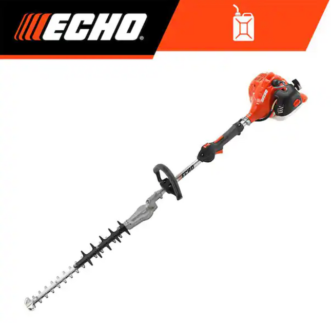 ECHO 21 in. 21.2 cc Gas 2-Stroke Hedge Trimmer with 20 in. Shaft and 21 in. Double-Sided Reciprocating RazorEdge® Blades