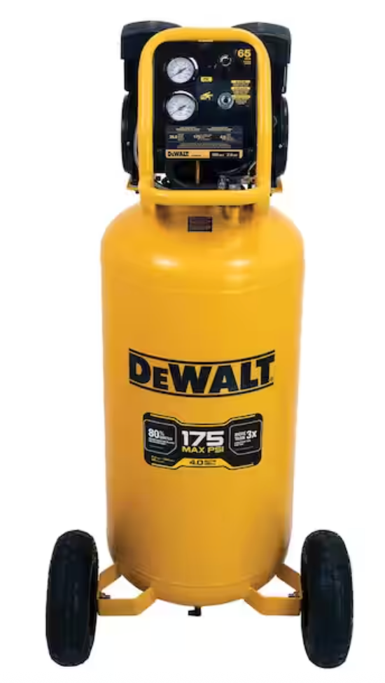 DEWALT 26 Gal. 175 PSI Ultra Quiet Portable Electric Air Compressor