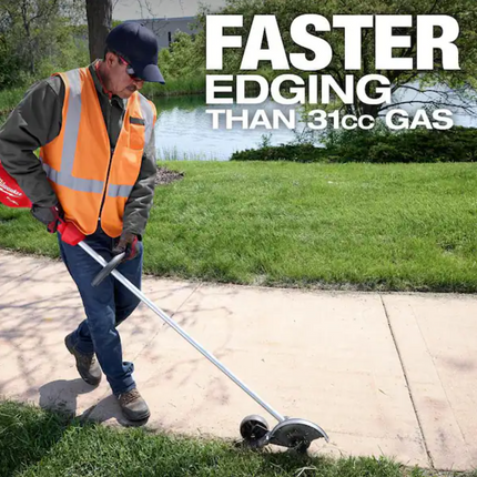 MILWAUKEE M18 FUEL 18V 8 in. Brushless Cordless Battery Powered Straight Shaft Lawn Edger (Tool-Only)