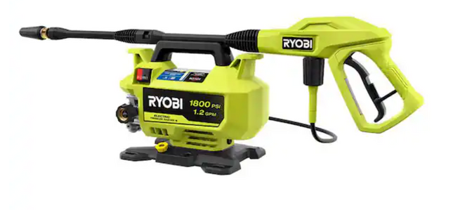 RYOBI 1800 PSI 1.2 GPM Cold Water Corded Electric Pressure Washer