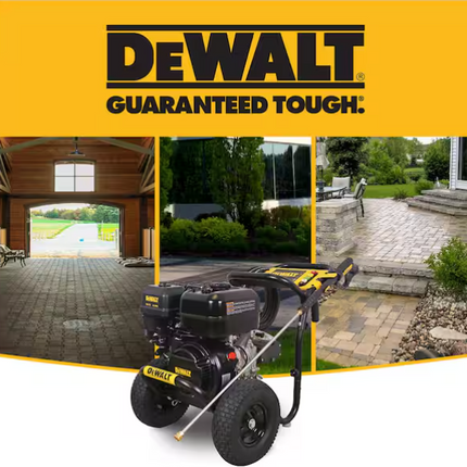 DEWALT 4400 PSI 4.0 GPM Gas Pressure Washer with 420cc Engine, Triplex Pump, Commercial Cold Water Power Washer