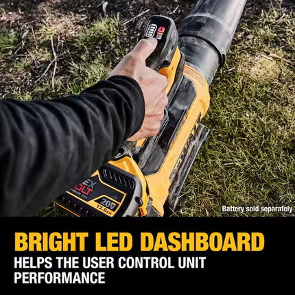 DEWALT FLEXVOLT 60V MAX 160 MPH 760 CFM Brushless Cordless Battery Powered Blower (Tool-Only)