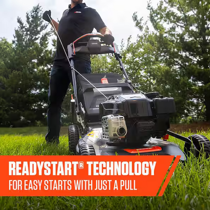 ECHO 21 in. 190 cc Briggs and Stratton Gas 3-in-1 Dual Blade RWD Self-Propelled Lawn Mower with Single Lever Deck Adjustment