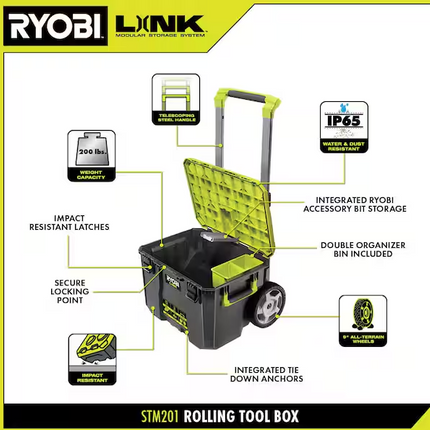 RYOBI LINK Rolling Tool Box
