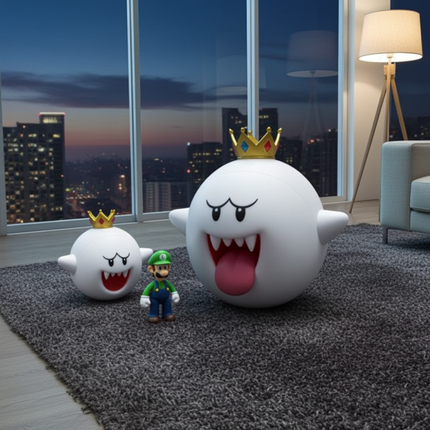 Nintendo King Boo with Luigi Action Figure Set