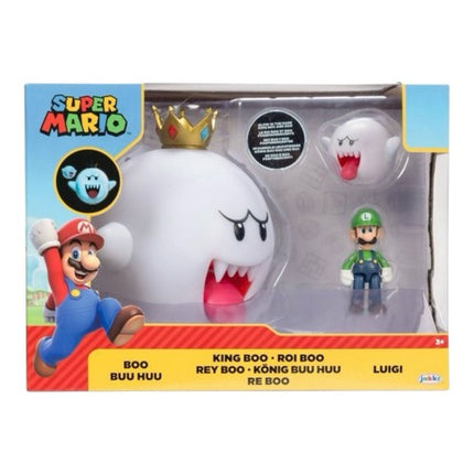 Nintendo King Boo with Luigi Action Figure Set